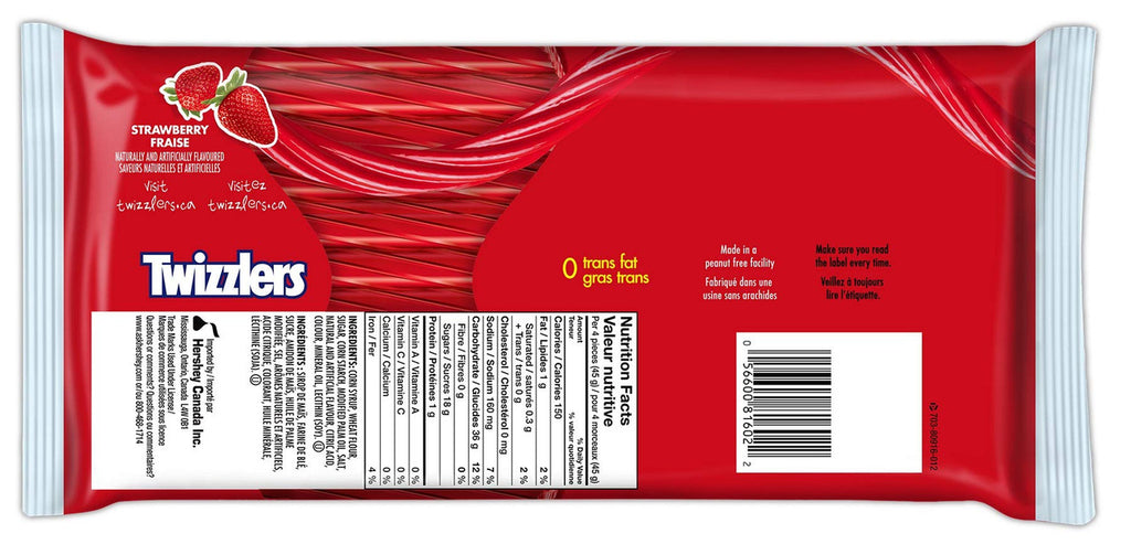 Twizzlers Strawberry Flavored (454g / 16oz per pack) {Imported from Canada}