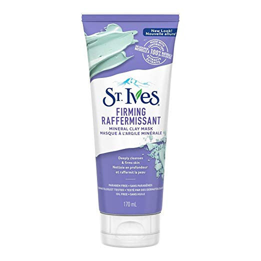 St Ives Mineral Clay Firming Mask-6 Oz/170 ml size {Imported from Canada}