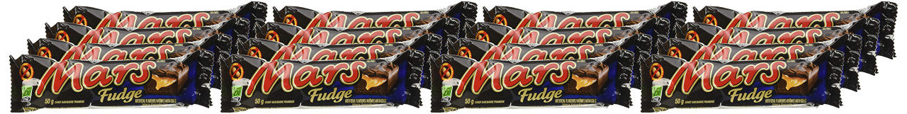 Mars Fudge Chocolate Candy Bar, 50g/1.8oz, (Imported from Canada)