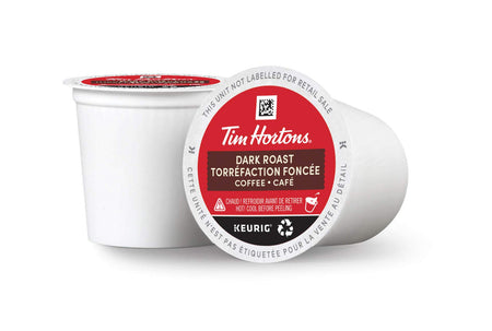 Tim Horton's Dark Roast Coffee, 48 Count K-cups {Imported from Canada}