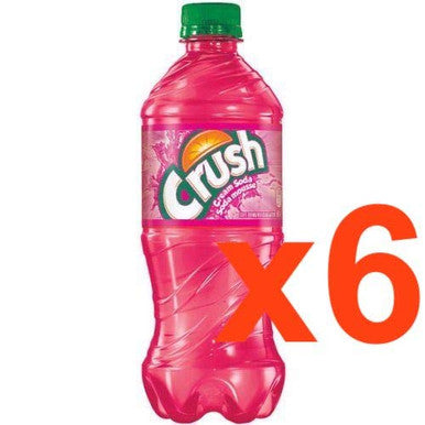 Crush Cream Soda Carbonated Soft Drink 6 x 591ml 19.98oz bottles {Canadian}