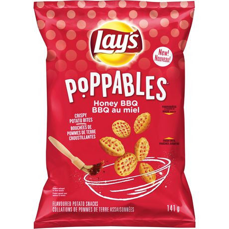 Lay's Poppables Honey BBQ Potato Snacks, 141g/5 oz.,  {Imported from Canada}