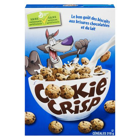 General Mills, Cookie Crisp Cereal, 318g/11.2oz., {Imported from Canada}