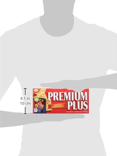 Christie Premium Plus Salted Saltines, 450g/15.9 oz., {Imported from Canada}