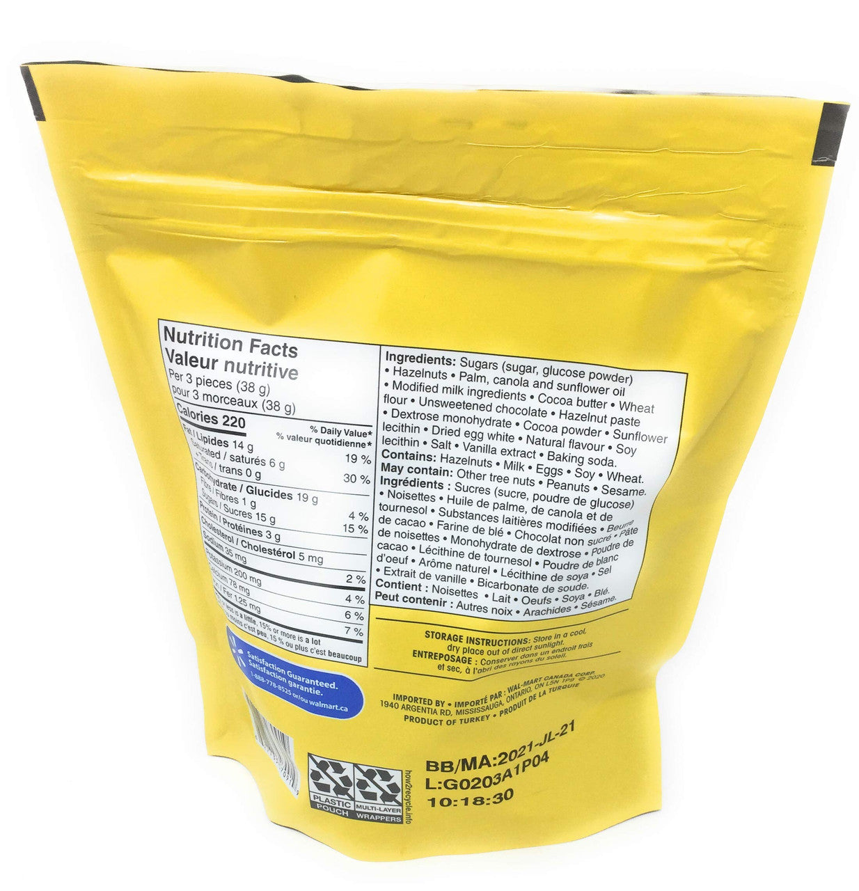 Great Value - Milk Chocolates Hazelnut Truffles - 150g/5.3 oz., {Imported from Canada}