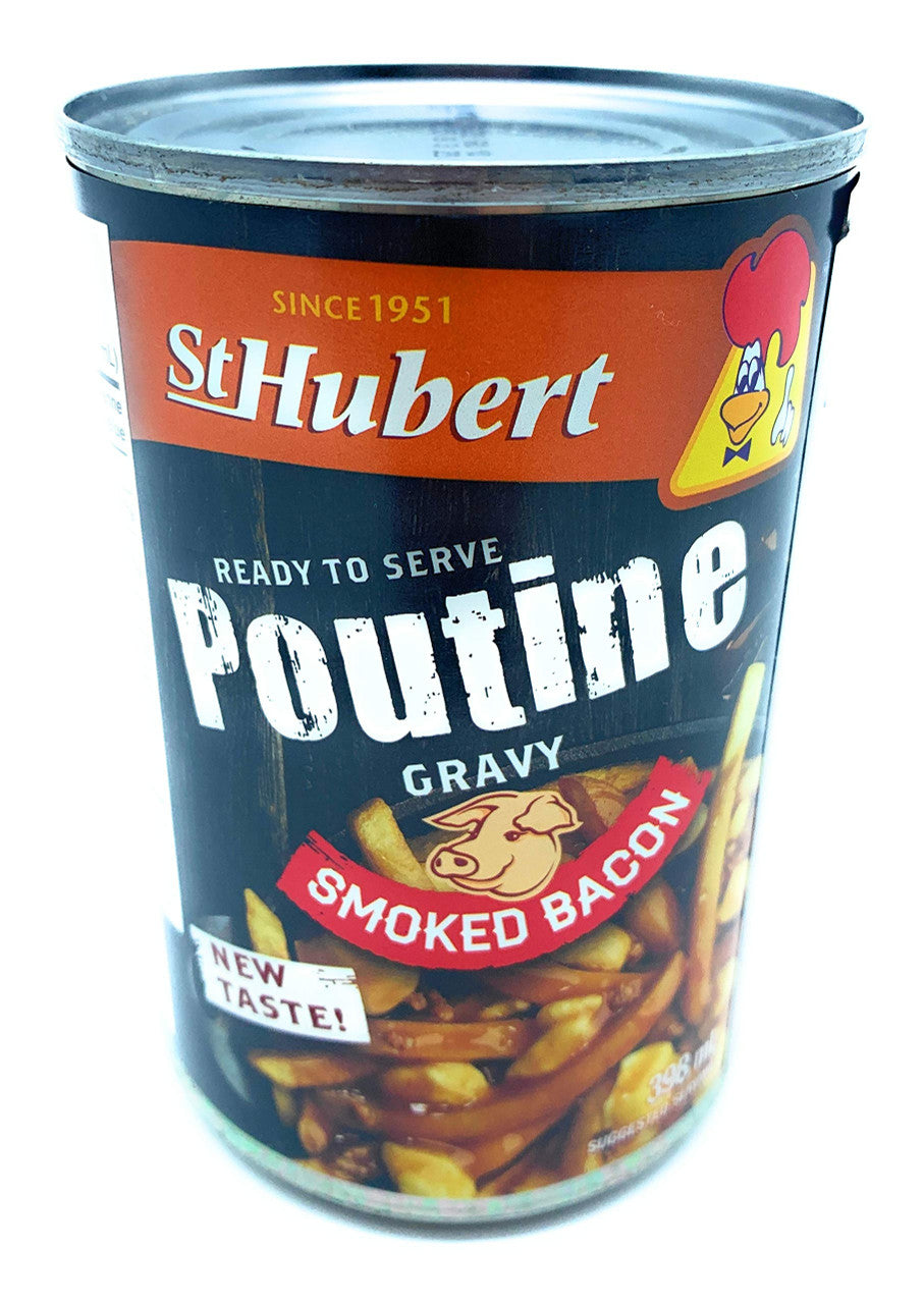 St Hubert Smoked Bacon Poutine Gravy, 398ml/13.5 fl. oz., Cans (2pk) {Imported from Canada}