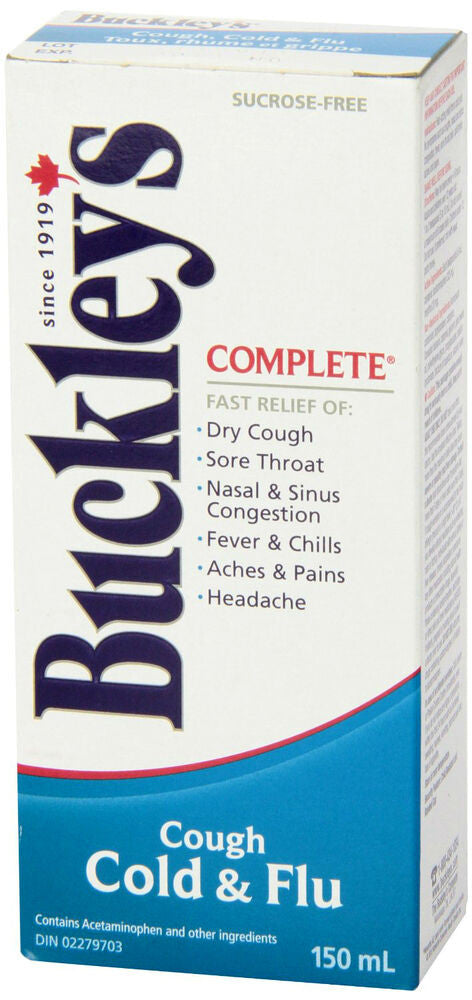 Buckley's Complete Cough Cold & Flu - 150ml/5.1 oz (Imported from Canada)