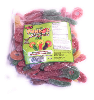 Gummy Zone Sour Tongue Tinglers 1kg (2.2lbs) {Imported from Canada}