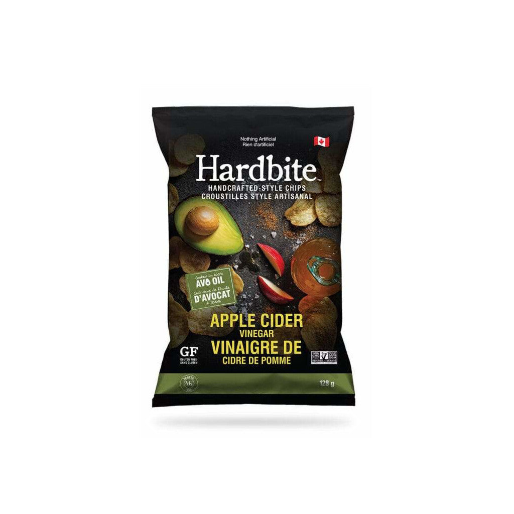 Hardbite Apple Cider Vinegar baked in Avocado Oil Chips, 128g/4.5 oz., {Imported from Canada}