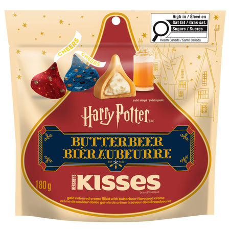 Hershey's Easter Harry Potter Butterbeer Flavored Kisses, 180g/6.3 oz. - Front Of Bag