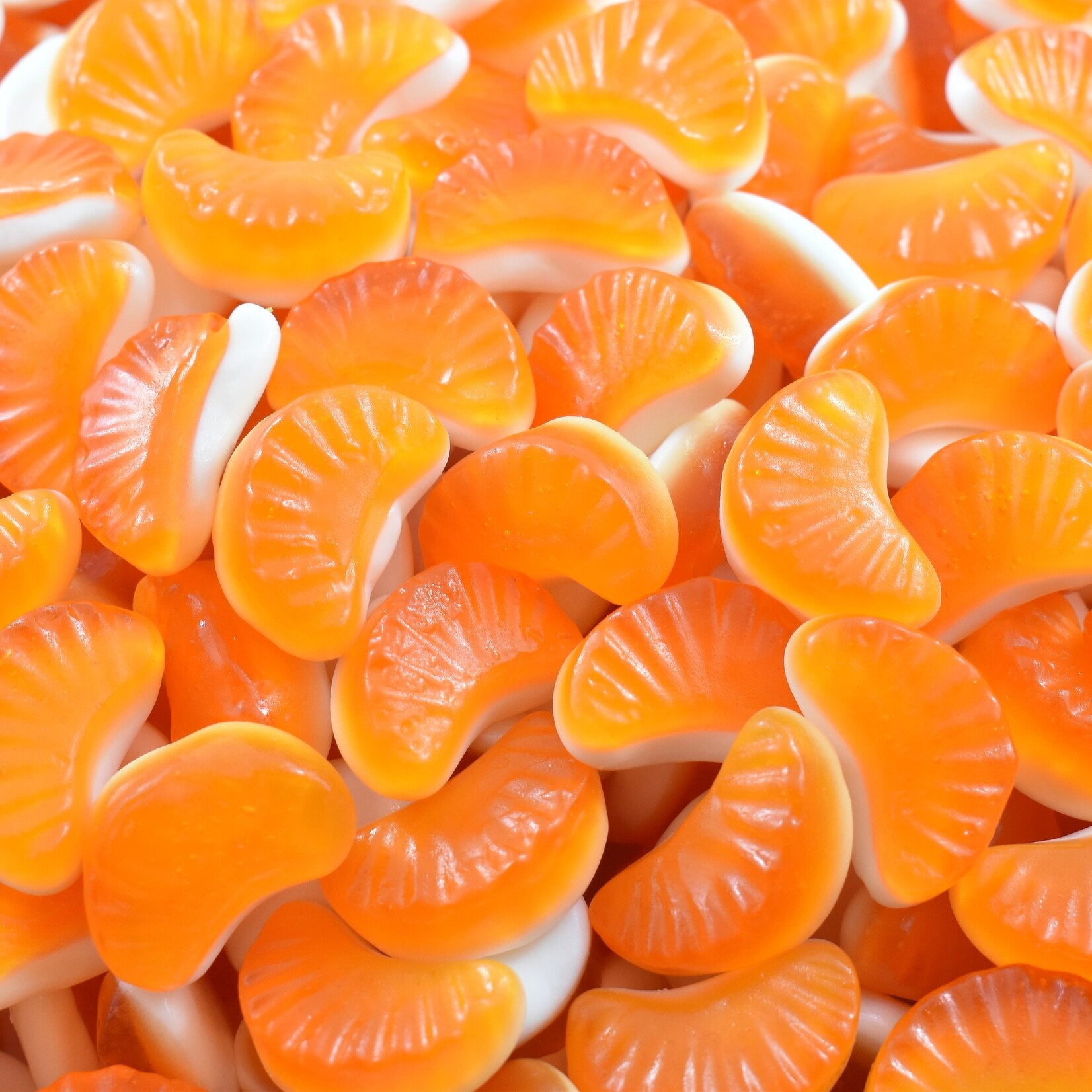 Huer Orange Slices Gummies, 1kg/2.2 lbs., picture of orange slices gummies.