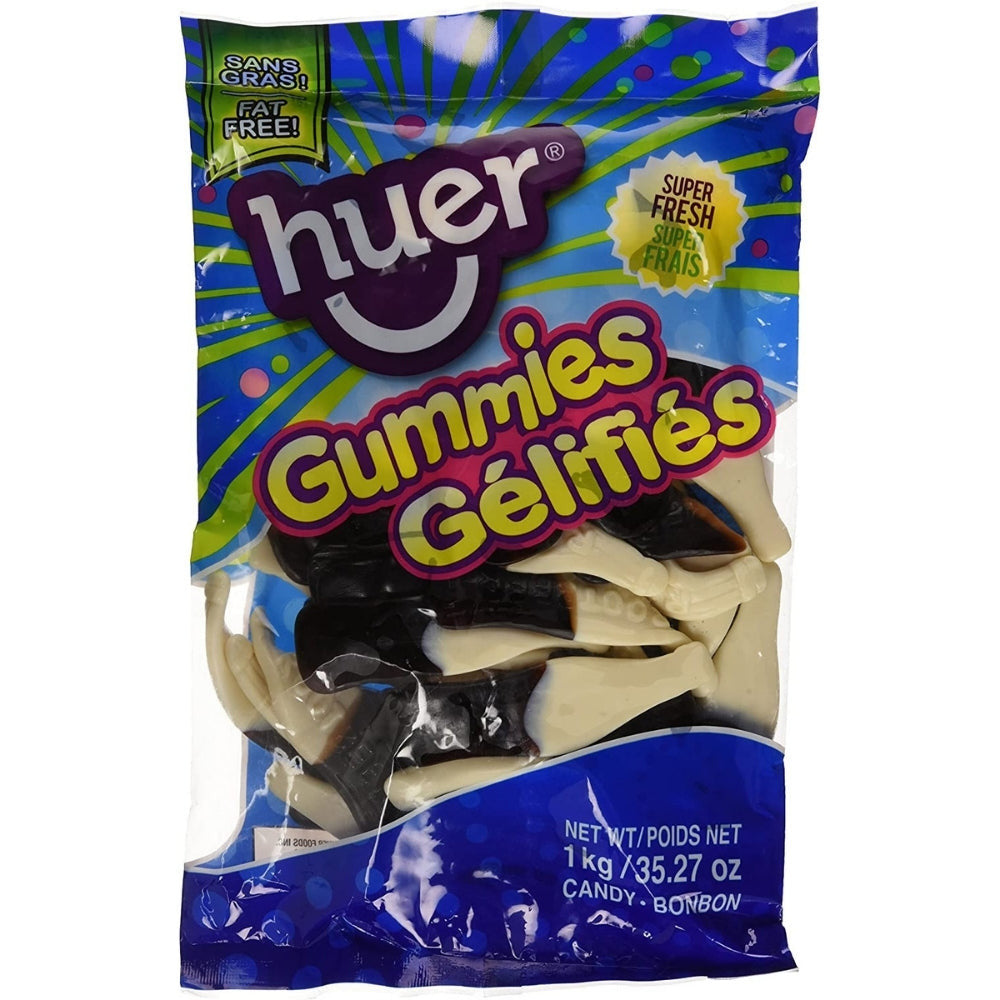 Huer Bulk Jumbo Sour Root Beer Bottles, 1kg/2.2lbs. {Imported from Canada}