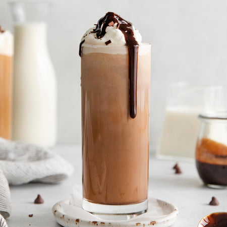 Mokate Gold Premium Iced Coffee, Mocha, 8 x 15g Single Serve Sachets, 120g/4.2 oz., iced mocha coffee.