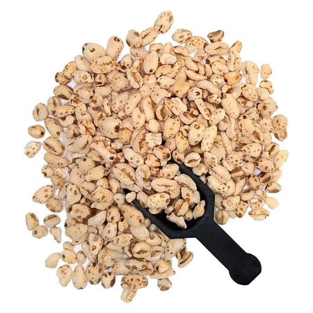 Prairie Maid Whole Wheat Krisps, Toasted Puffed Wheat Cereal 450g, picture of puffed wheat krisps.