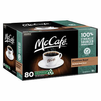 McCafe Premium Roast Coffee Pods, 80 Count, {Imported From Canada}
