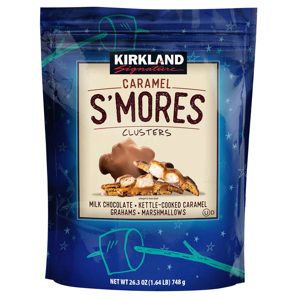 Kirkland Signature Caramel S'mores Clusters, 748g/26 oz. Bag {Imported from Canada}