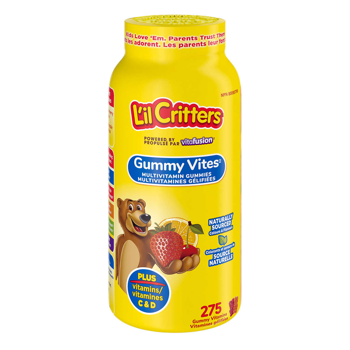 L'il Critters Gummy Vites, Multivitamin Gummies, 275 count, 1 Bottle {Imported from Canada}