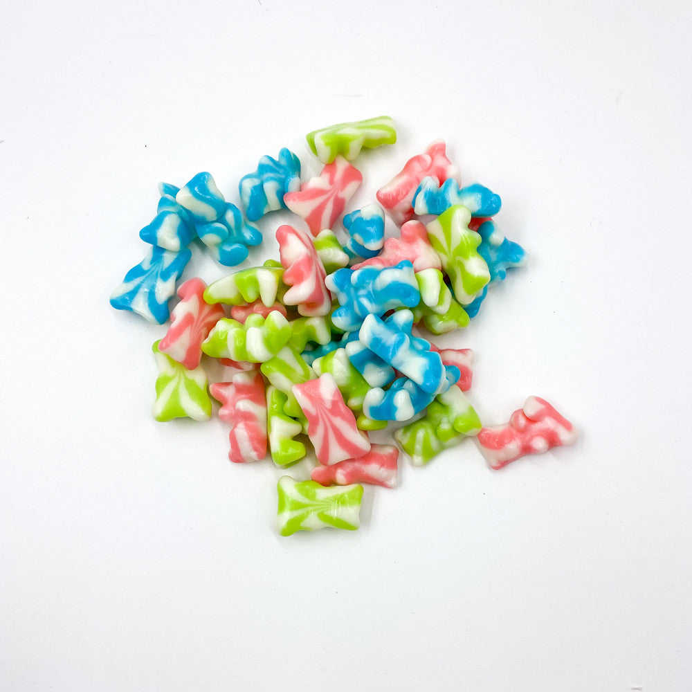 Huer Jumbo Swirl Bears Gummy Candy, 1kg/2.2lbs. {Imported from Canada}