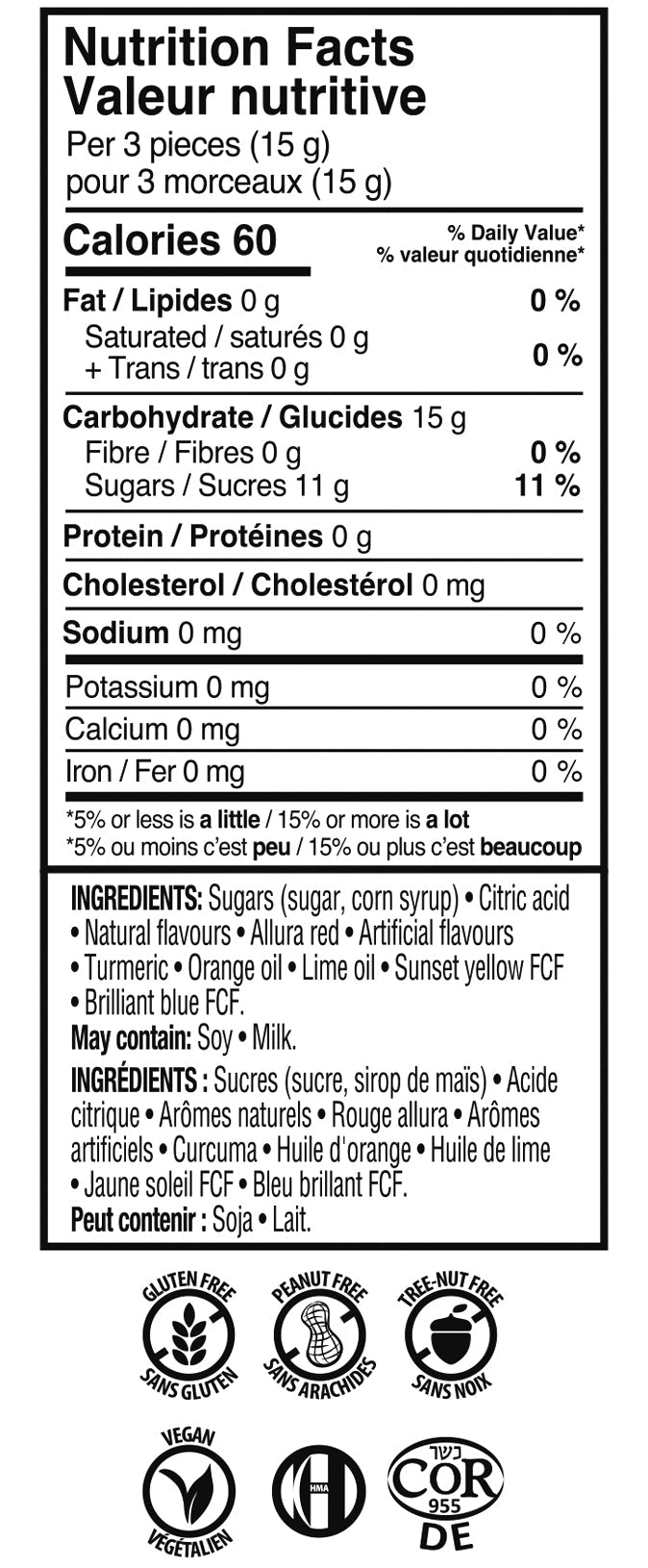 Kerr's Fruit Drops Individually Wrapped - 400g (14oz)