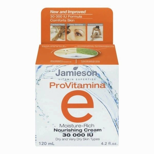 Jamieson ProVitamina E Moisture Nourishing Cream 120 ml  {Canadian}