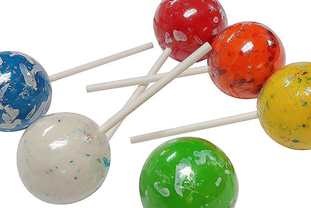 Exclusive Brands Jumbo Jawbreakers on a Stick with Bubblegum, 12ct, 1.6kg/56oz (Imported from Canada)