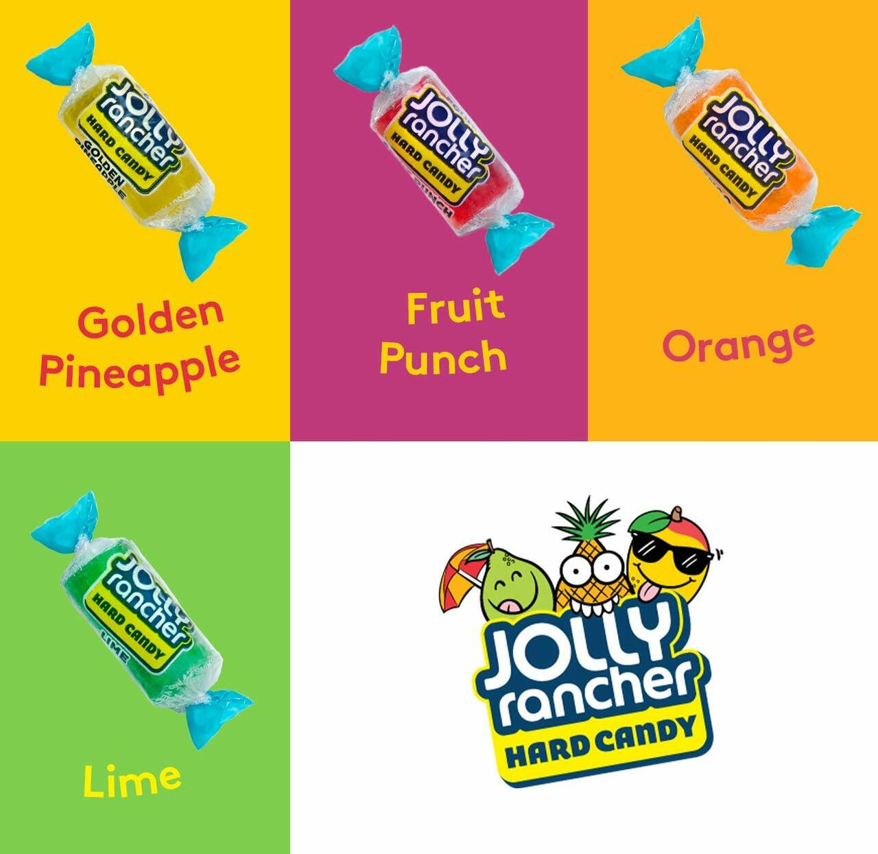 JOLLY RANCHER Tropical Hard Candy, 198g/7 oz., (3 Pack) {Imported from Canada}