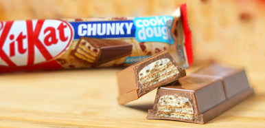 Kit Kat Chunky Cookie Dough Wafer Bars (52g/1.8 oz,) 36pk, {Imported from Canada}