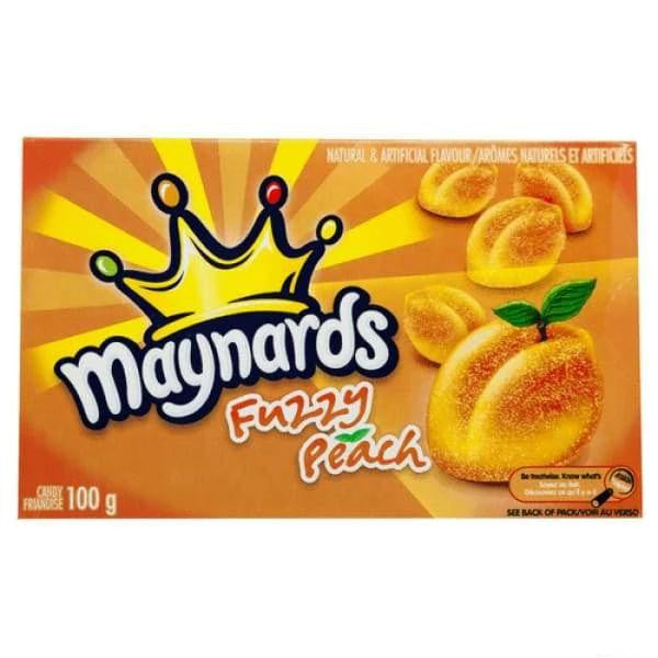 Maynards Gummy Candy, Fuzzy Peach, 100g/3.5 oz. - 6pk, {Imported from Canada}