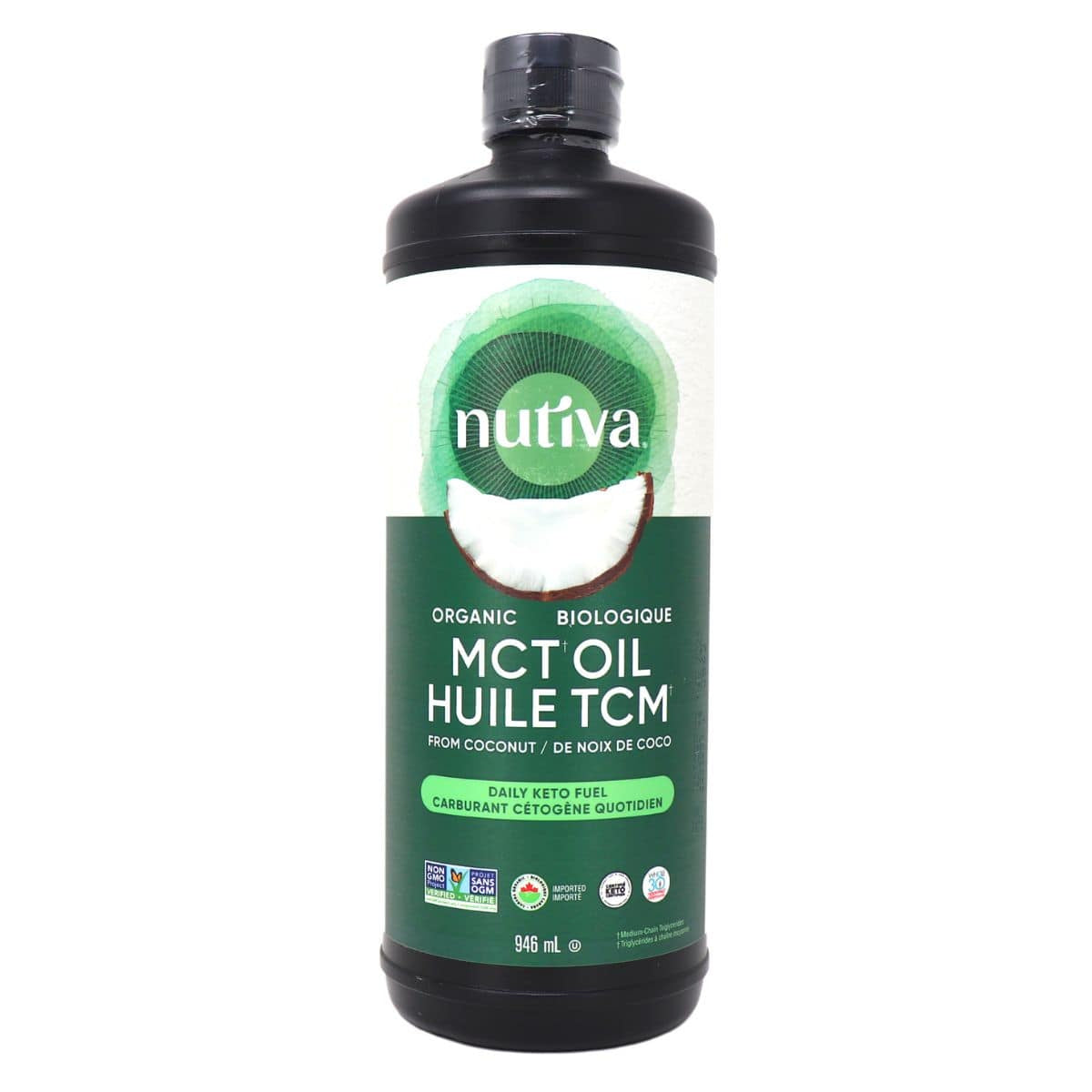 Nutiva Organic MCT Oil, 946ml/32 fl. oz.