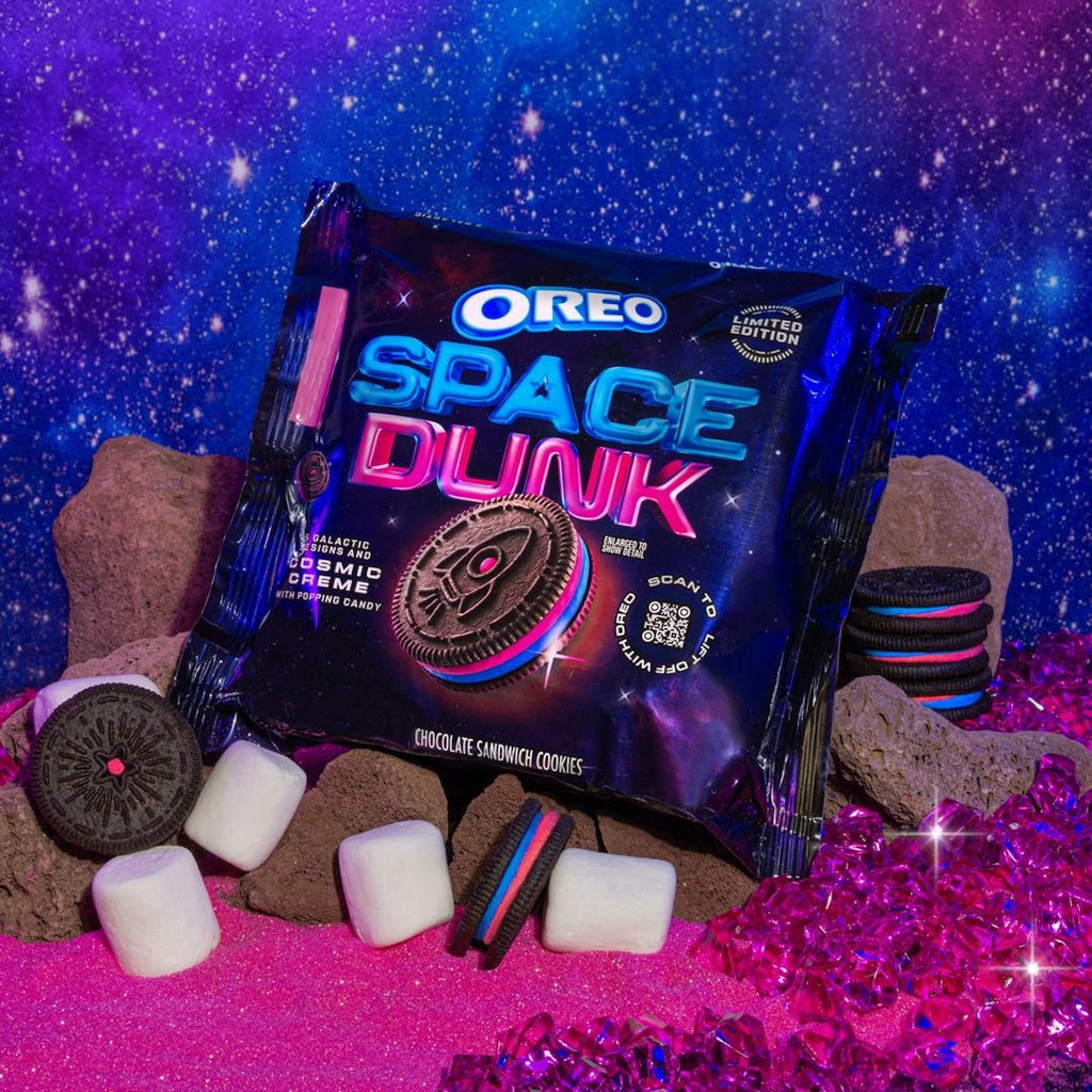 Oreo Space Dunk Cookies, Cosmic Creme with Popping Candy, 303g/10 oz. Box {Imported from Canada}