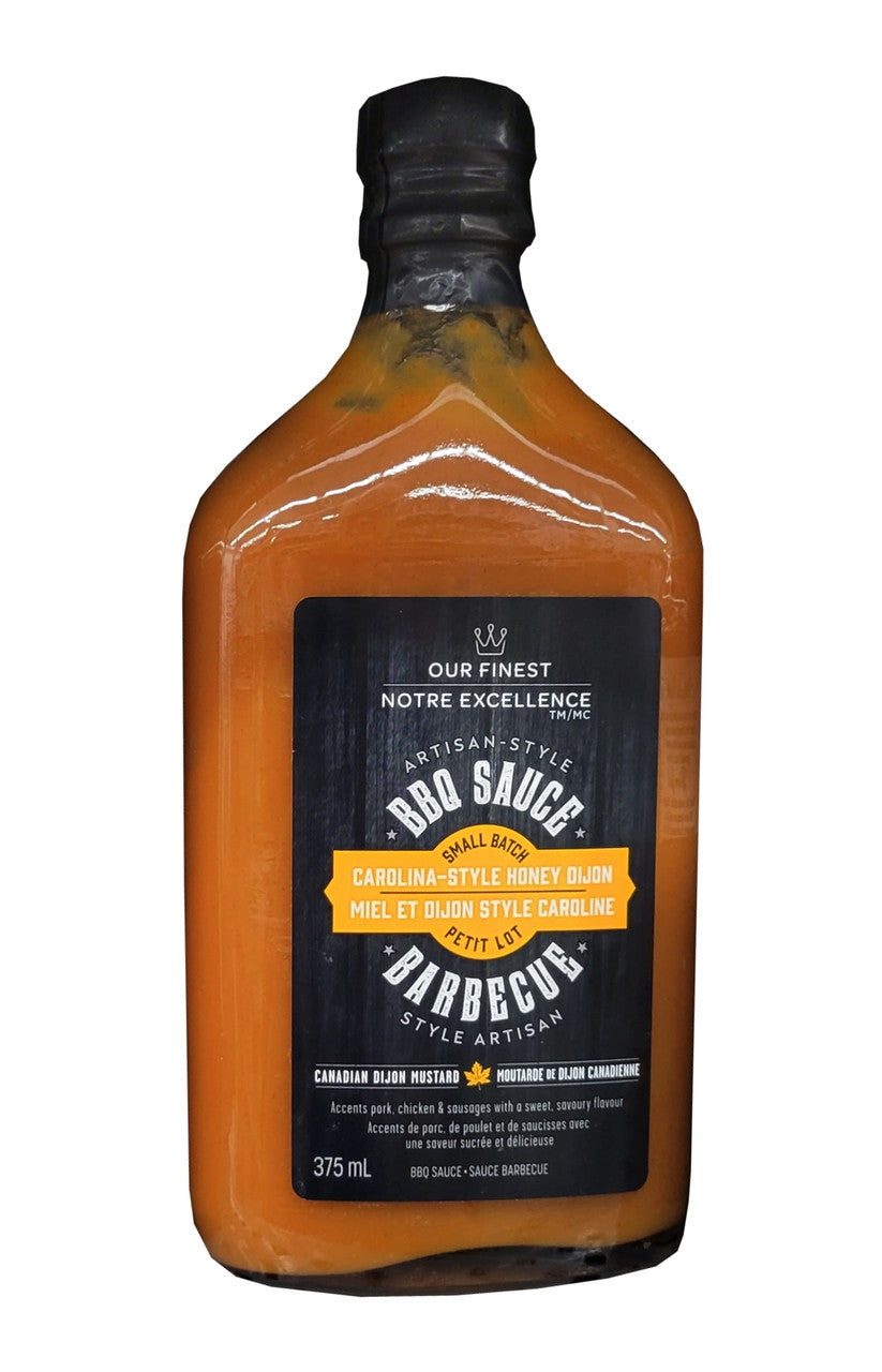Our Finest Artisan-Style BBQ Sauce, Carolina-Style Honey Dijon, 375mL/13 fl. oz. {Imported from Canada}