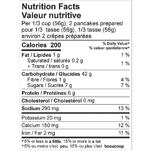 Jakeman's Premium Buttermilk Pancake Mix, 500g/17.64 oz., Bag {Imported from Canada}