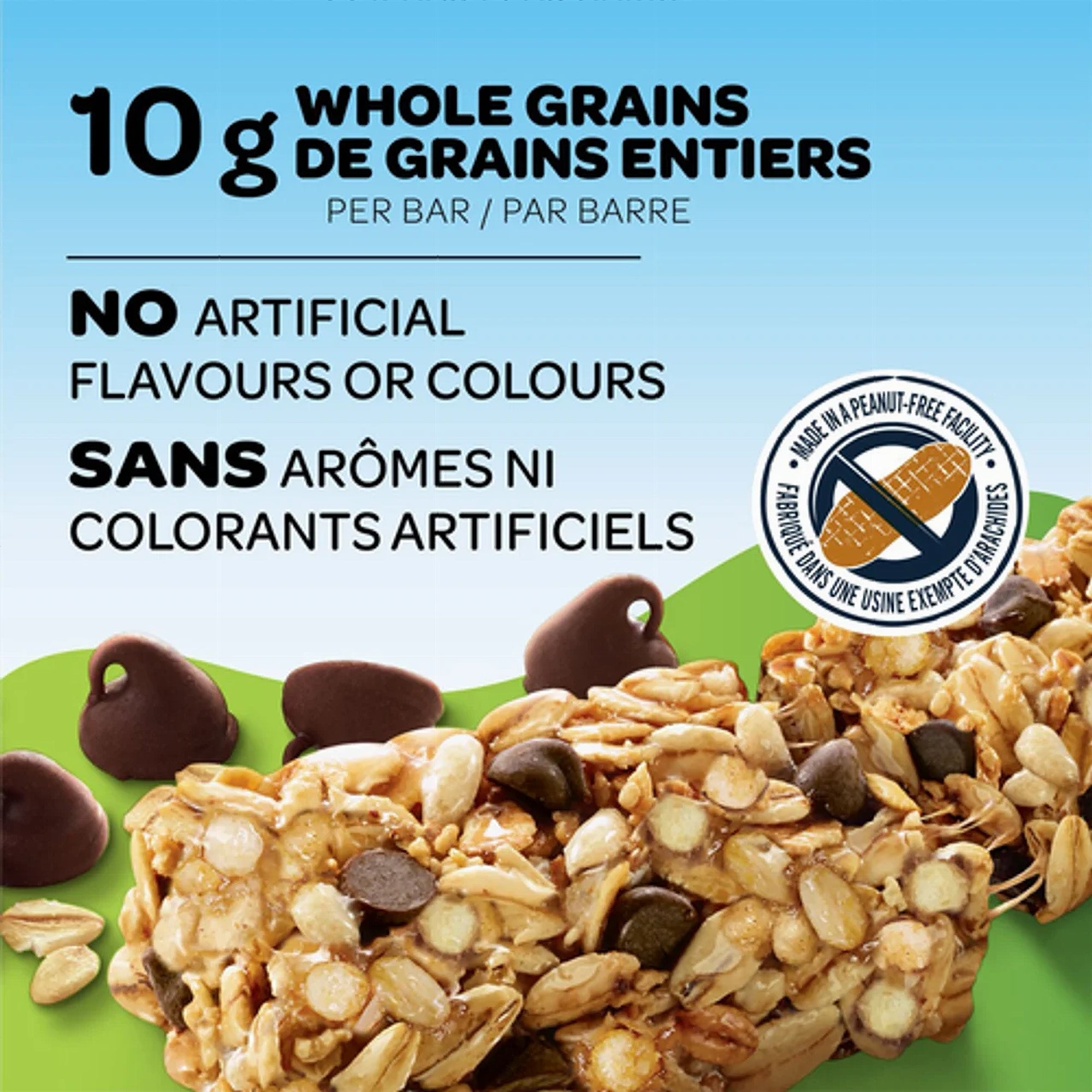 Quaker Chewy Chocolatey Chip Low Sugar Granola Bars 120g – product specifications