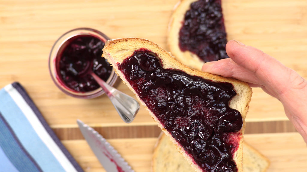 Danish Selection Wild Blueberry Fruit Spread, 316mL/11 oz., Jar {Imported from Canada}
