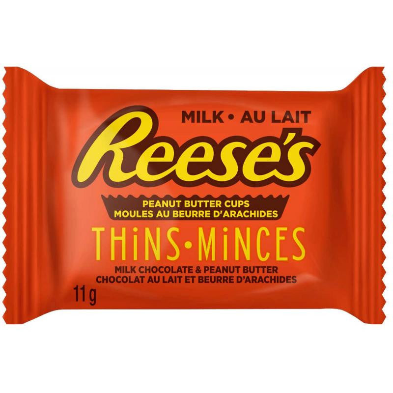 Reese's Thins Peanut Butter Cups Milk Chocolate, 680g/24 oz., {Imported from Canada}