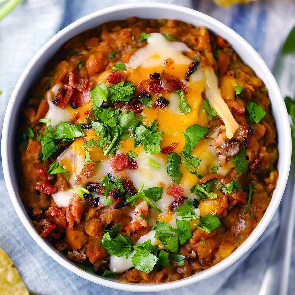 Old El Paso Refried Beans with Mild Green Chilies - Meal