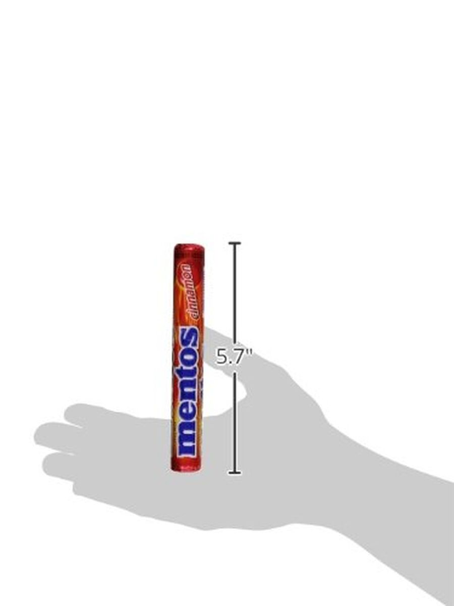 Mentos Cinnamon Chewy Mints, 37g/1.3 oz. Roll {Imported from Canada}