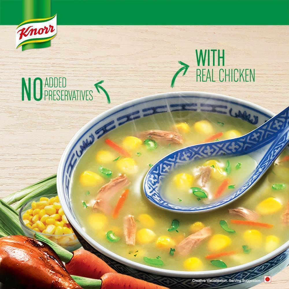 Knorr Sweet Corn & Chicken Soup Mix, Authentic Indian Style Taste, 42g/1.5 oz. Pouch {Imported from Canada}