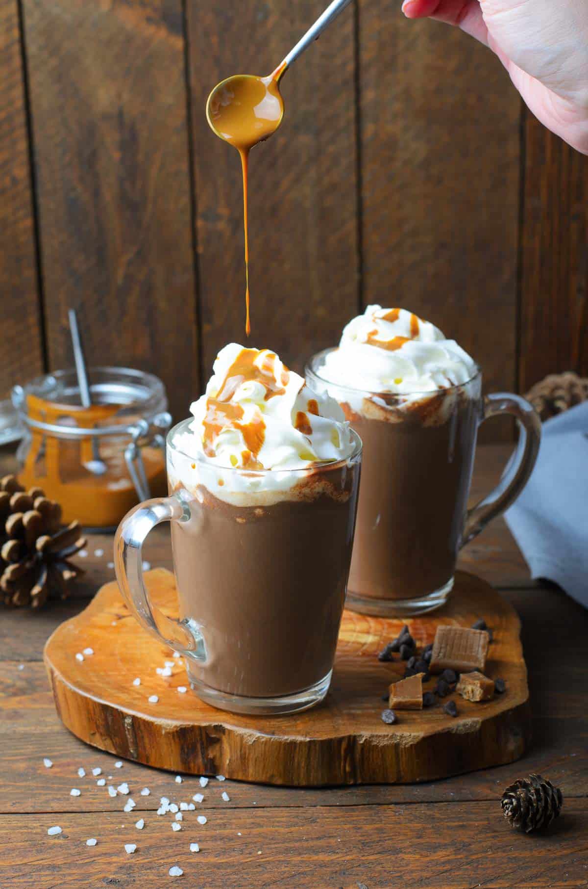 Compliments Salted Caramel Instant Hot Chocolate Mix 500g - Premium Cocoa