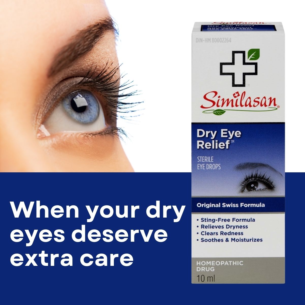 Similasan Dry Eye Relief, Homeopathic Medicine, 10mL