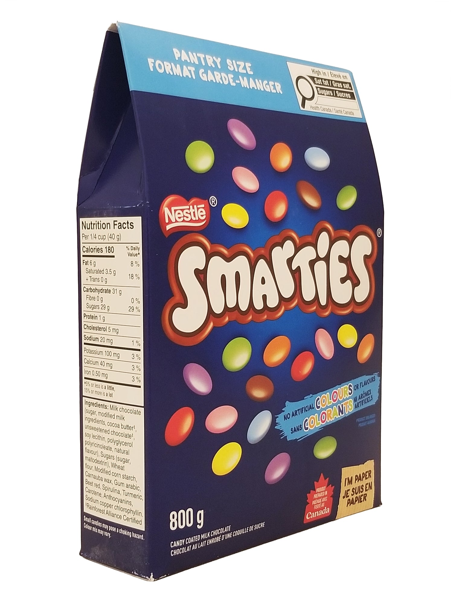 Nestle Chocolate Smarties Pantry Size 800g - Side