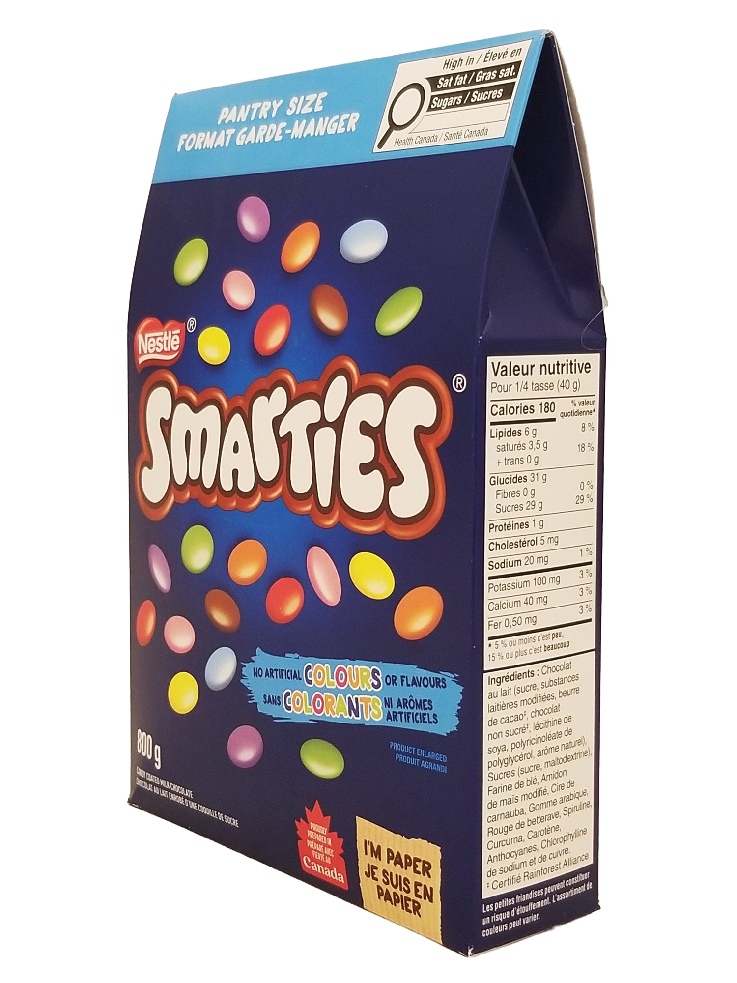 Nestle Chocolate Smarties Pantry Size 800g - Angle