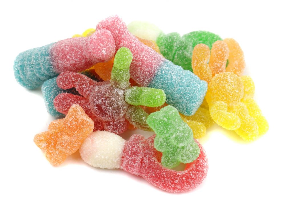 Huer Sour Sea Mix Gummies, 1kg/2.2 lbs