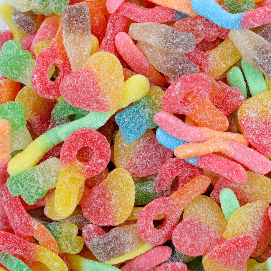 Huer Sour Gummy Mix, 1kg/2.2 lb