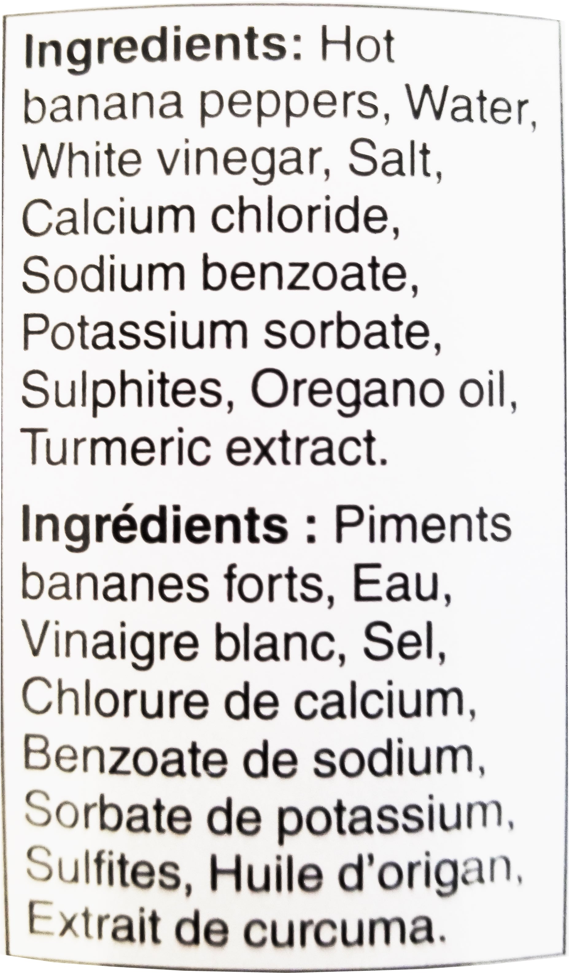 Sunspun Pickled Hot Banana Pepper Rings 3.78L/1 Gallon