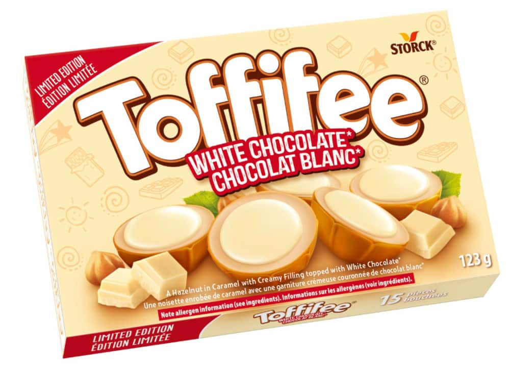 Storck Toffifee White Chocolate, 123g/4.3 oz., {Imported from Canada}