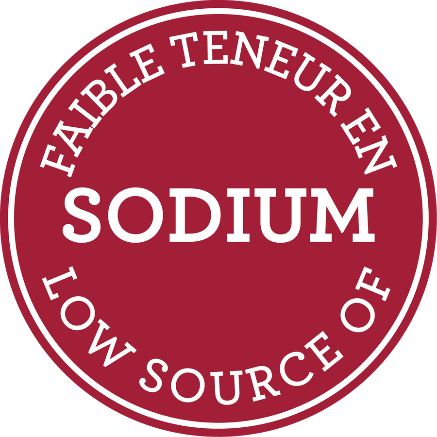 Basse Earth Mix, 445g, low source of sodium label.