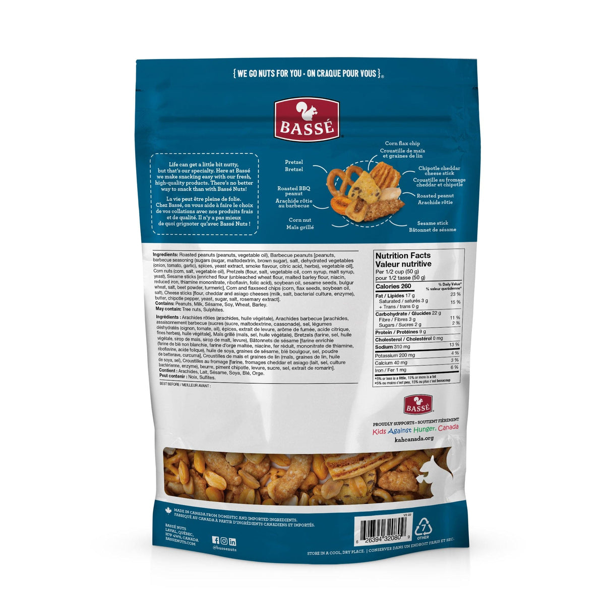 Basse Ultimate Bar Mix, 550g/19 oz