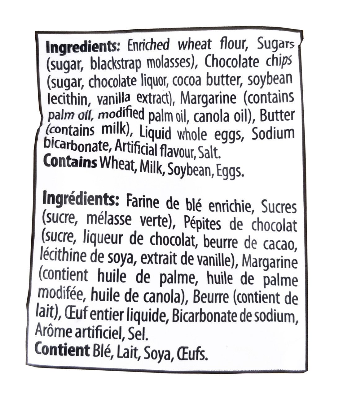 Original Two-Bite Chocolate Chip Soft Baked Cookies, 50g/1.75 oz. Box (Imported from Canada)