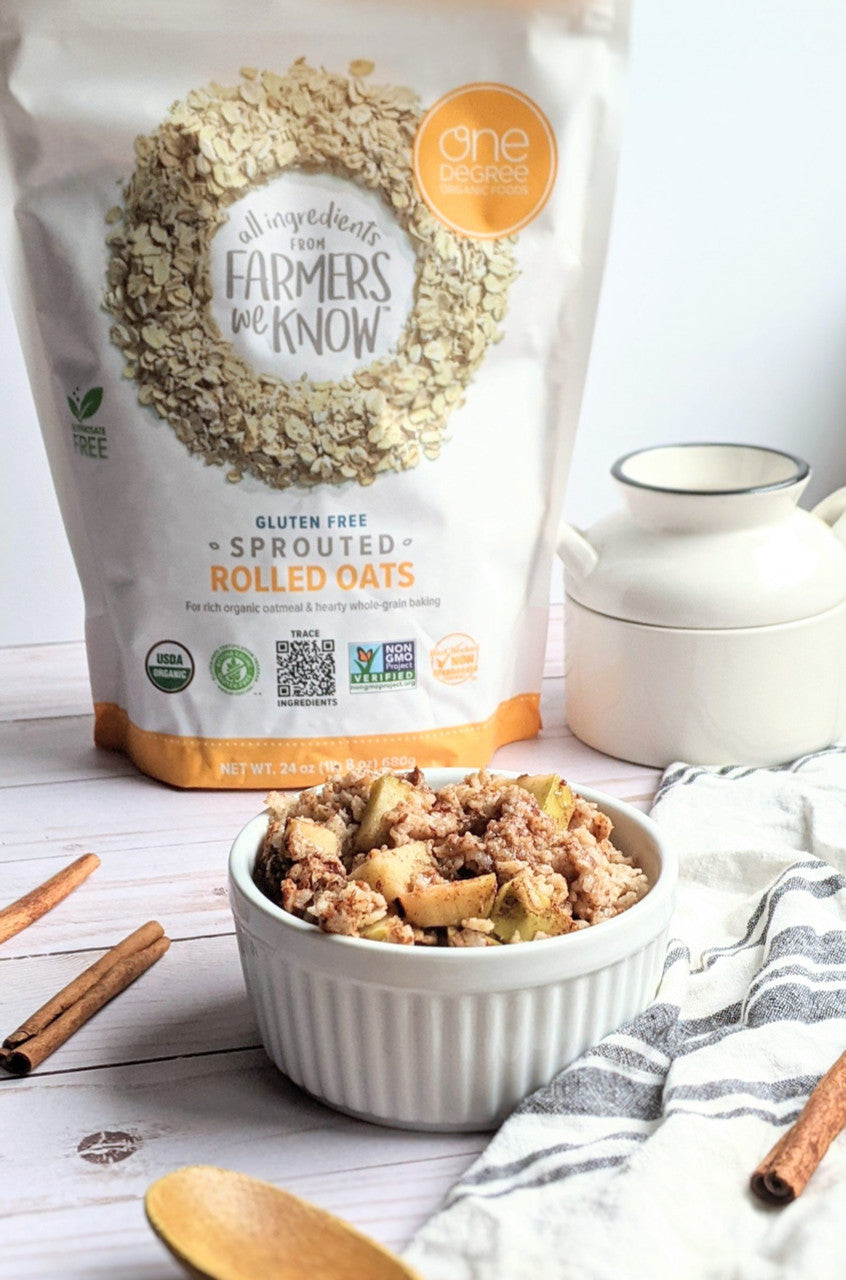 One Degree Organic Foods, Gluten Free Sprouted Rolled Oats, 2.27kg/5 lbs. {Imported from Canada}